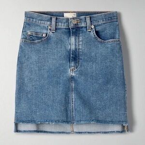 Aritzia Wilfred Free Tania Denim Skirt